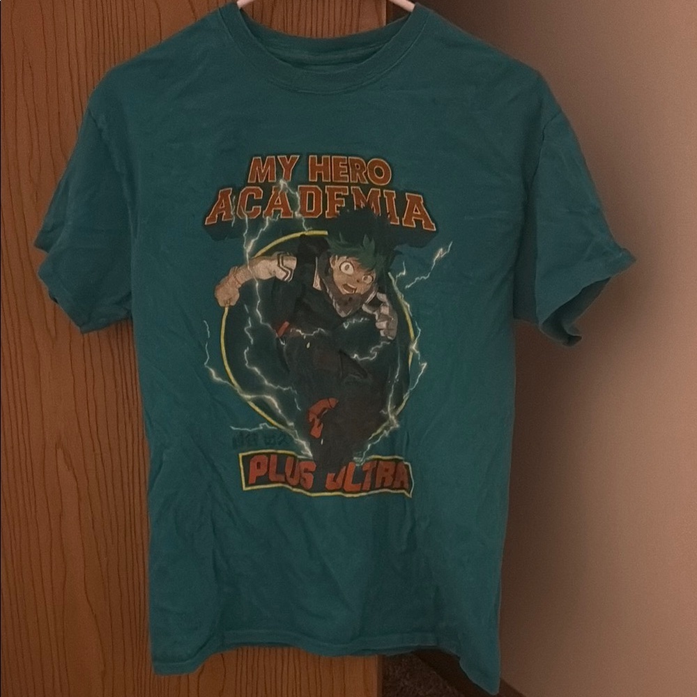 My Hero Academia Teal Graphic T-Shirt